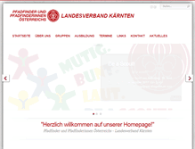 Tablet Screenshot of pfadfinder-kaernten.at